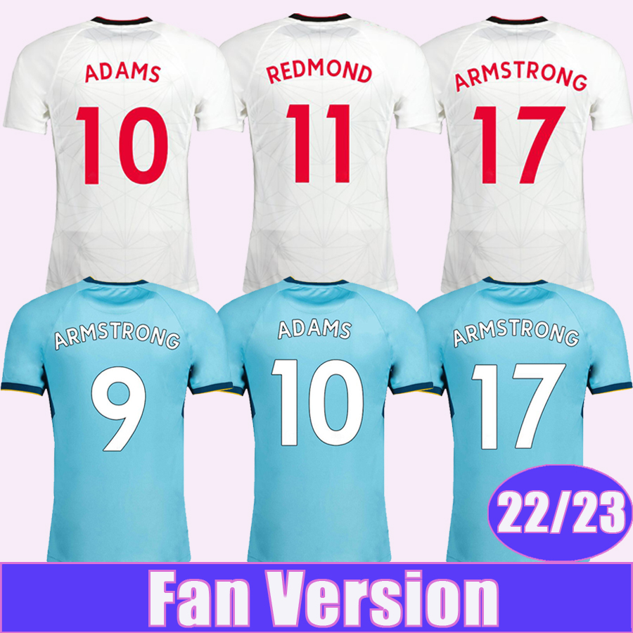 

22 23 ADAMS ARMSTRONG DIALLO Mens Soccer Jerseys ROMEU ARIBO WARD-PROWSE REDMOND DJENEPO ELYOUNOUSSI DIALLO WALCOTT Home Away Football Shirt Uniforms, Qm11016 22 23 home no patch