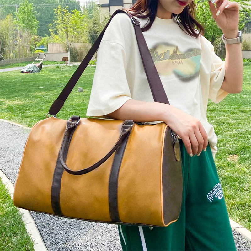 

Pink sugao travel bags Airport shoulder crossbody tote bags purse designer fashion High quality large capacity women handbags luggage bag shopping bag juge-0609-45, Brown