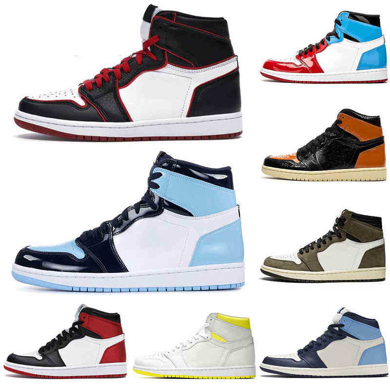 2022 Top 1 1s Chaussures de basket-ball pour femmes pour hommes AJ Light Fusion Red Bloodline Bio Hack Pollen Rust Shadow Volt Gold Panda Purple