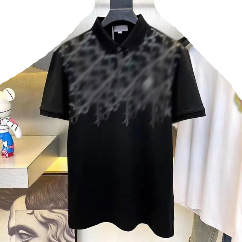 

Men's Polos Famous Mens High Quality T Shirt Letter Print Round Neck Short Sleeve Black White Fashion Men Women Highs Quality Tees S-3XL#06