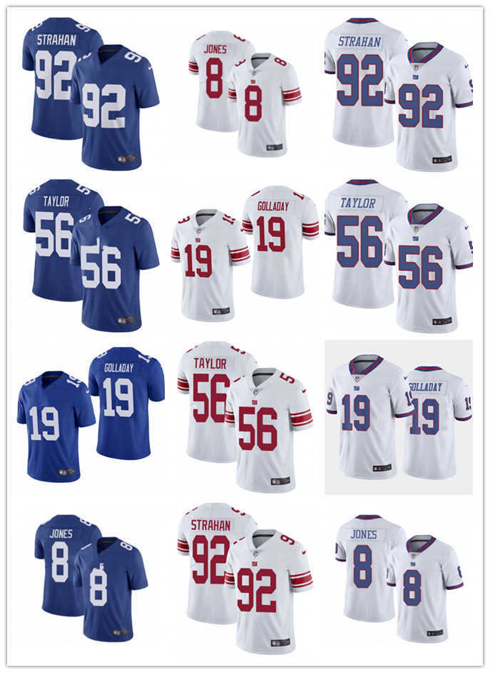 

Men Women Youth New York''Giants''56 Lawrence Taylor 26 Saquon Barkley 8 Daniel Jones 5 Kayvon Thibodeaux 73 EVAN NEAL 92 Michael Strahan Football Jerseys, Color