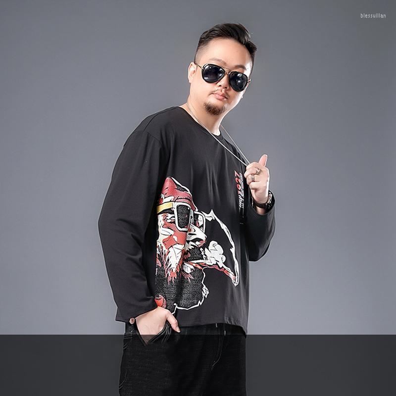 

Men's T-Shirts Personality Men Fashion Streetwear Harajuku Letter Cartoon Printing Chic Hip Hop Loose Cotton Youth Tees ClothingMen's Bles22, 72728-1927 black