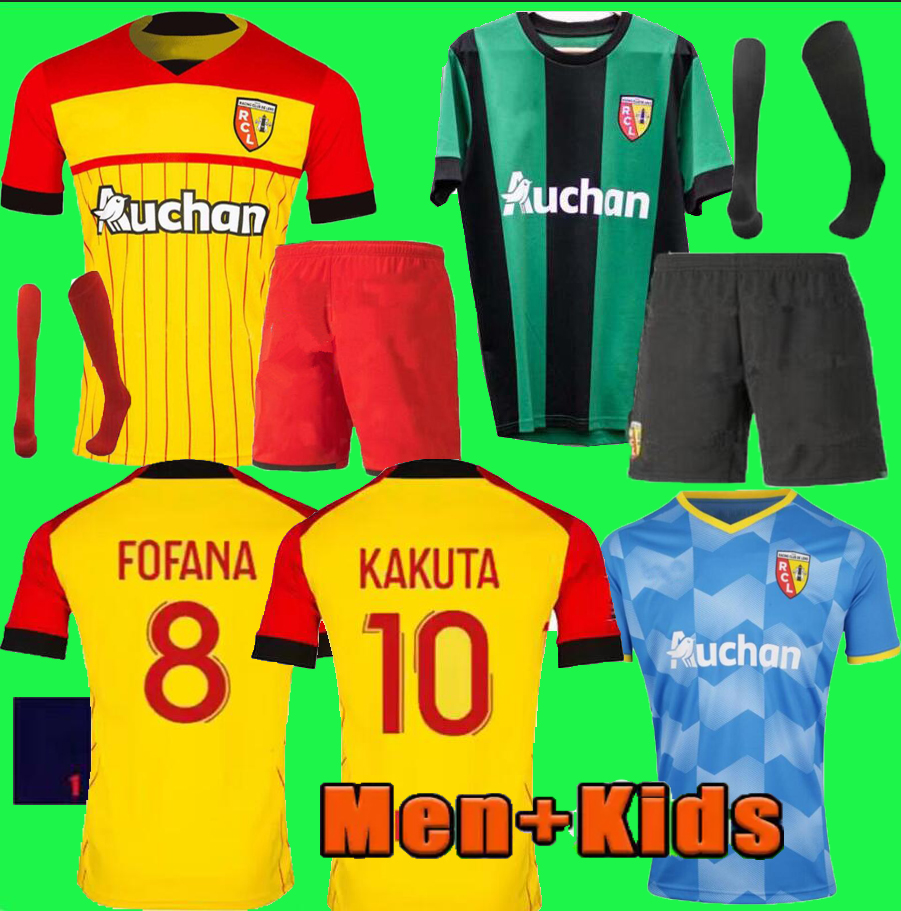 

22 23 RC Lens Maillot de Foot Soccer Jersey Saint Barbe Special Black SEKO FOFANA KAKUTA 2021 2022 Child Football Shirt Men Kids Kit Set Enfants SOTOCA MEDINA GANAGO, Customize