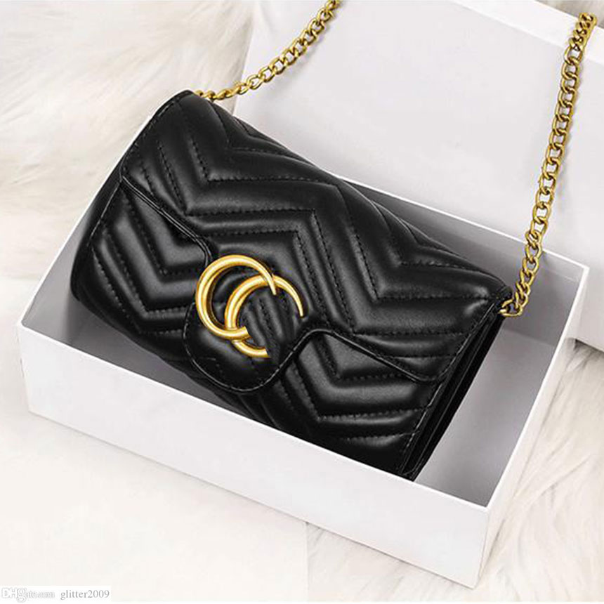 

Top quality Women Chain Shoulder Crossbody Bags Lady Purse Messenger Bag Designer Handbags Wallets backpack female purse 7713, Red