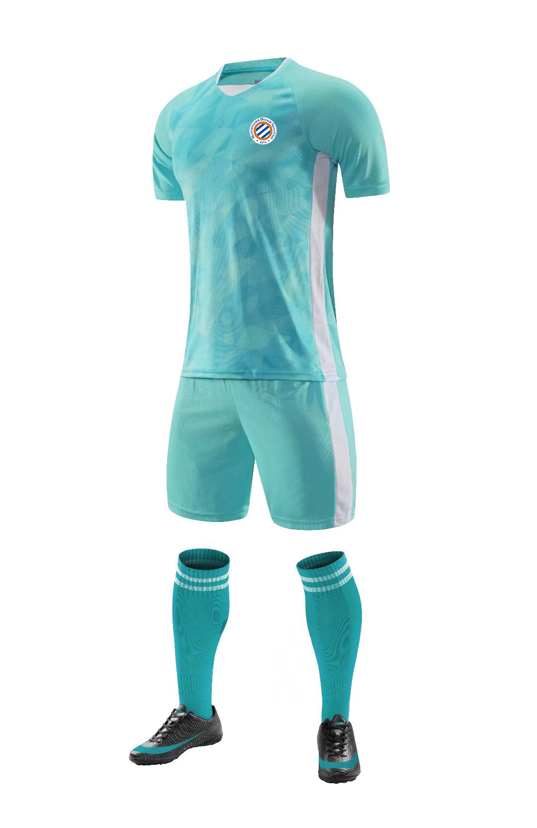 

Montpellier HSC 2022 Men's Tracksuits Summer Short Sleeve Football Training Suit Kids Adult Size available, No 1
