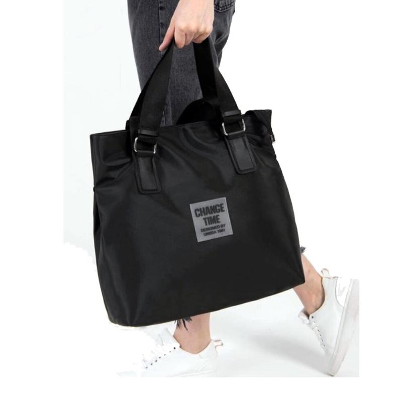 

Shopping Bags Av A Dos Women Black Waterproof Flip Flops Travel & Daily Shoulder Hand Shopper Bag Large
