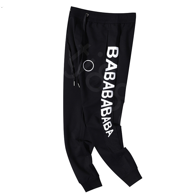 

Men trousers pants High Quality trouser luxury letter comfortable fashion popular senior classic cotton, No.1