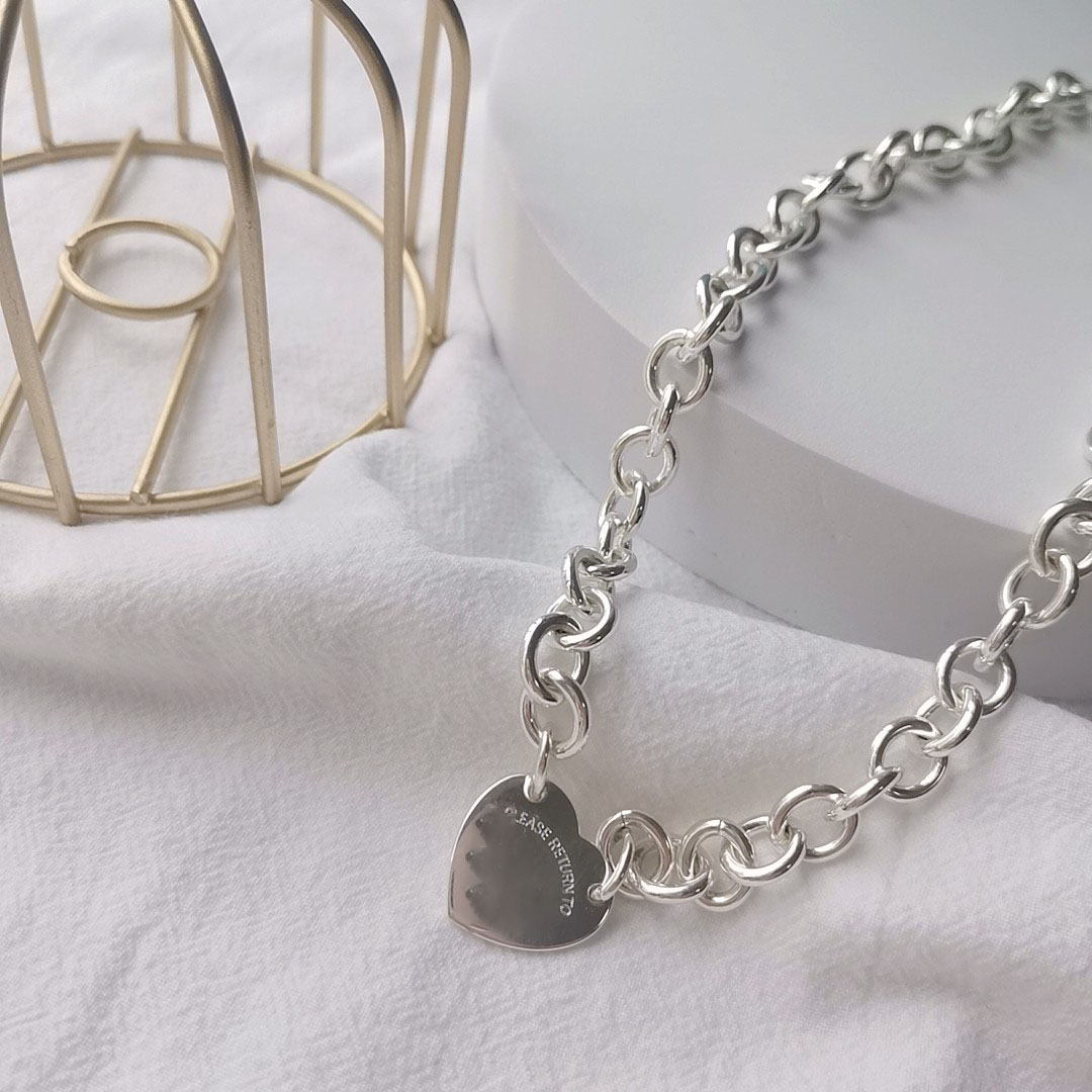 

Necklace Bracelet Love double chain coarse buckle hardware designer Women Men couple fashion watche Top Quality Wedding Party Thanksgiving Day Valentine 11