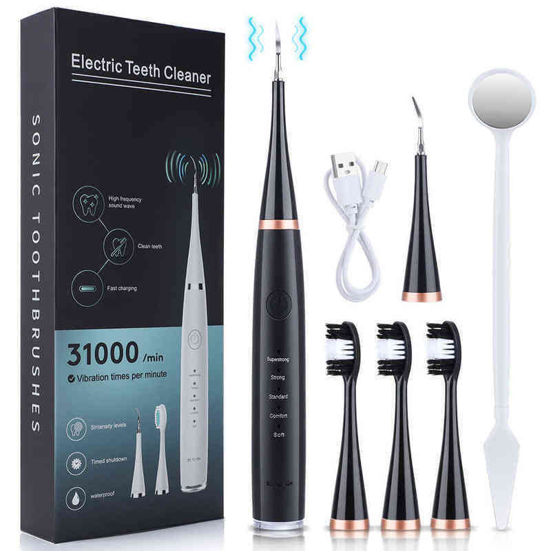 

Toothbrush Ultrasonic Electric Toothbrush Oral Care Removal of Dental Calculus Household Multifunctional Teeth Cleaner Usb 0315