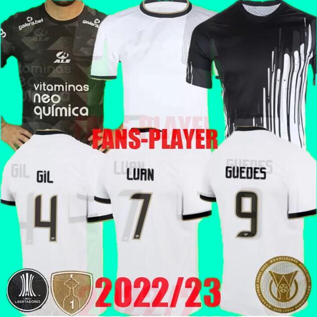 

2022 2023 Corinthian Soccer Jersey Camisa Maycon 22 23 WILLIAN ROGER GUEDES GIL JO FAGNER AUGUSTO Giuliano Paulinho Victor LUAN Football Shirts player version women, Away sponsor 1