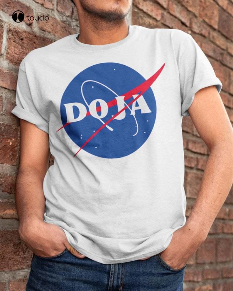 

Men' T-Shirts Doja Cat Nasaa Logo Shirt T-Shirt Cotton Tee, Black