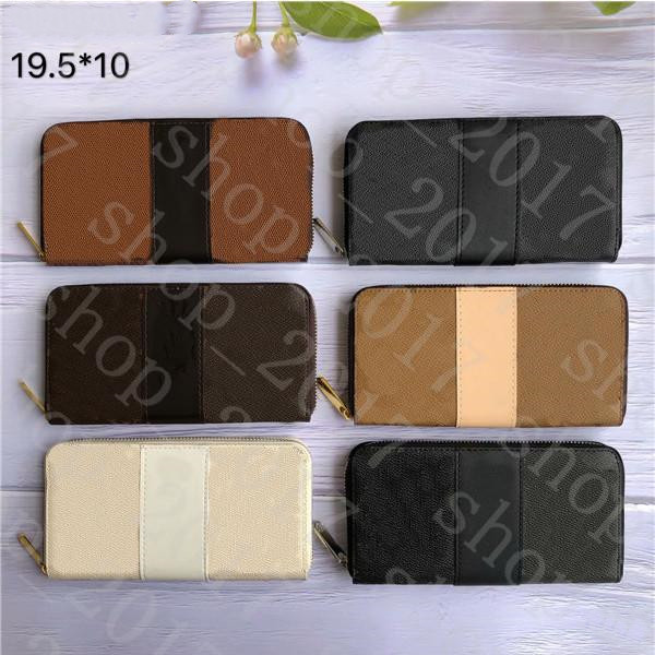 YQ ZIPPY WALLET VERTICAL le moyen le plus élégant de transporter des cartes d'argent et des pièces de monnaie célèbres hommes de créateurs en cui