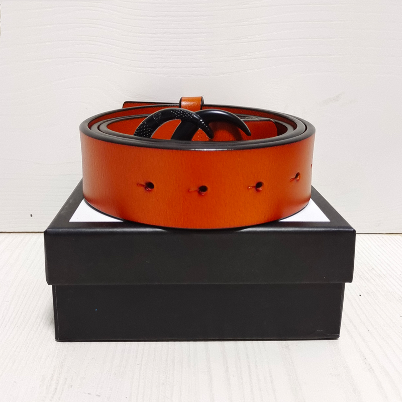 

Designer Belts Fashion Belts Men Women Belt Big Gold Bronze Silver Black Snake Buckle Genuine Leather Classical Strap Ceinture 3.8cm With Box Packing, Belt and box