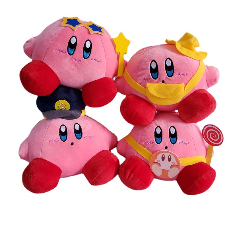 

4pcs/Lot  Kirby Plush Stuffed Animals Toy Child Holiday Gifts, As picture