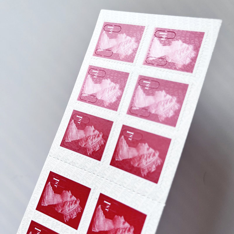 

Royal Mail Posta Stamps 1st Class Large Letter UK Self Adhesive Pack of 50 Large