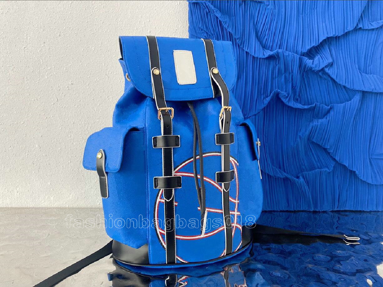 

Limited Edtion Cooperation Backpack CHRISTOPHER MM Mens Basketball Bag Embossed Monograms Taurillon Leather with Basketball Logo Iconic Patch M21104