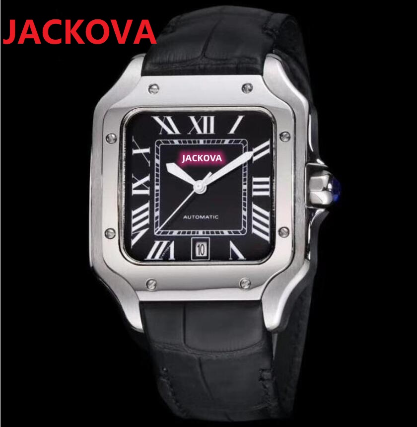 

Top Brand Automatic 2813 Mechanical Watch 40mm Men Stainless steel Sapphire President Square Roman Dial Designer Sapphire Glass Christmas Gift wristwatch 2022, As pic