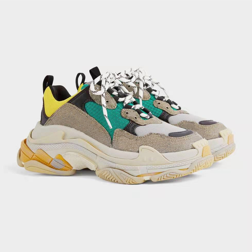 

Designer Luxury Women Men Print Casual Shoes printing Hacker Project Triple S Rhyton Comfort Running Trainers Multicolor Leisure Brand Jointly Signed Sneakers, #6