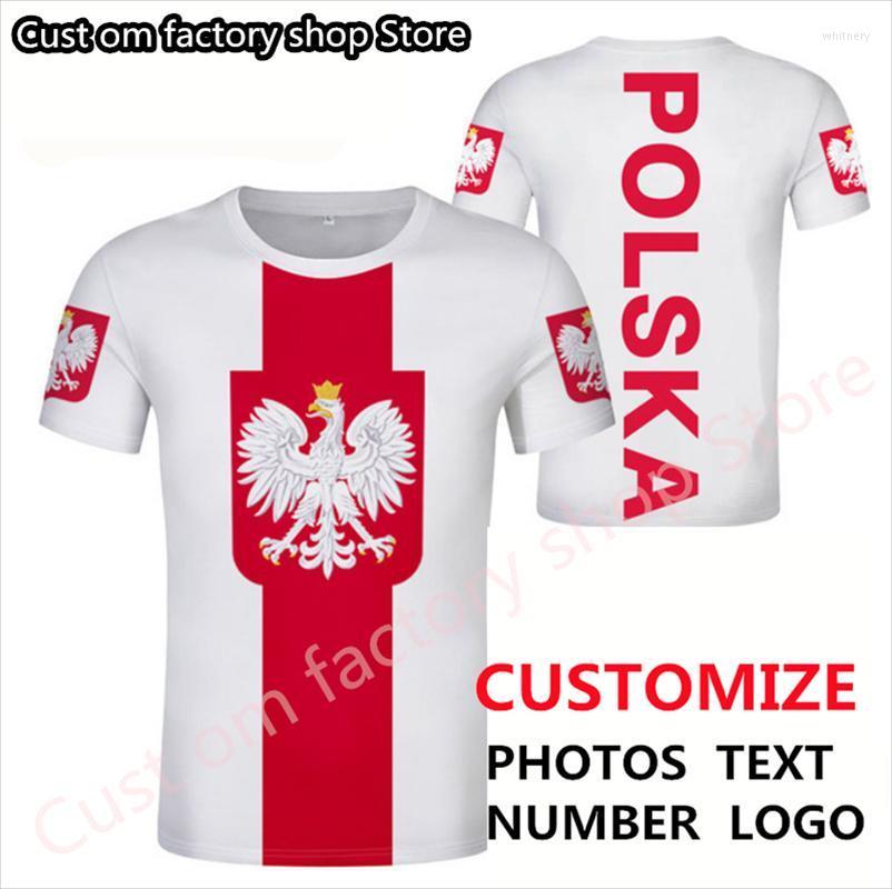 

Men's T-Shirts T Shirt Diy Free Custom Name Number Pol T-Shirt Nation Flag Pl Republic Polska Polish Country College Print Po ClothesMen's W, Style 8