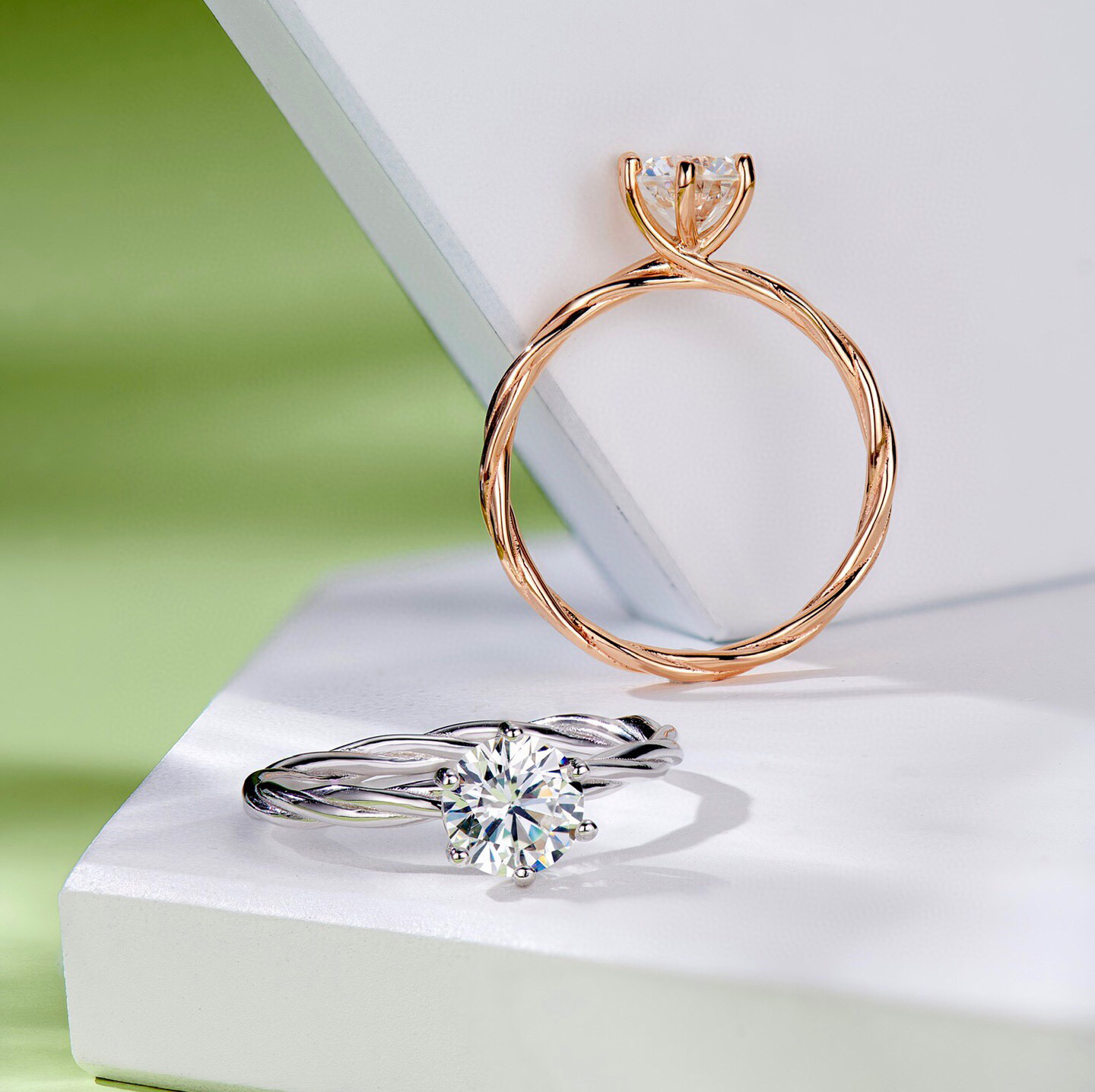 

S925 silver charm punk band ring with one diamond in two colors plated for women wedding jewelry gift have stamp PS7858