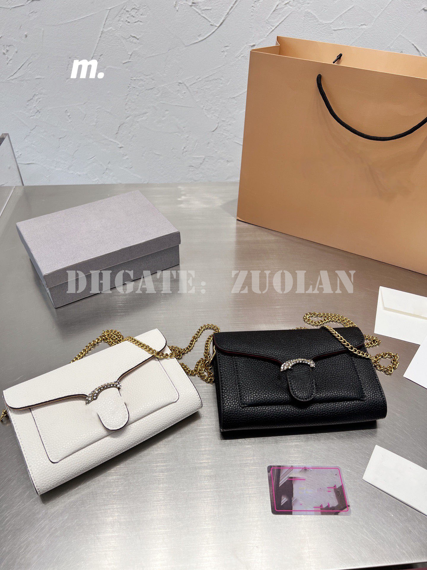 COA High Quality Luxury One-shoulder Female Bag Cylinder Messenger Women's Chain Single Shoulder Handbags Wholesale