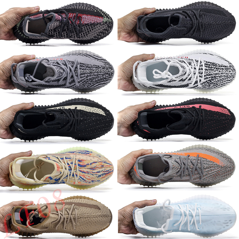 

2022 V2 shoes Static 3M Reflective Gypsophila Running Shoes Beluga 2.0 Sesame Butter Semi-frozen Yellow Cream White Zebra Mens Womens Sneakers boots 35 v3 us8, #36