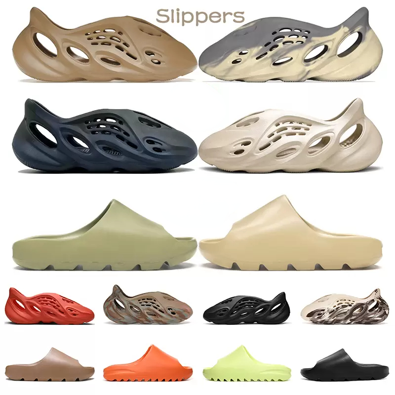 

Top quality Designer sandals slipper OP10 men women sandal Triple Black White Resin pattern slippers mens womens west slipper slides slider slippers sliders shoes