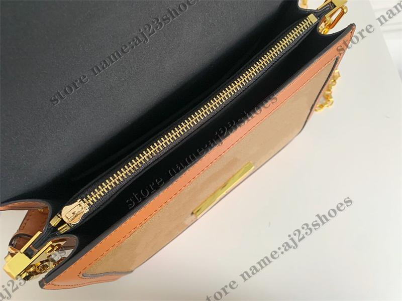 

Mini Dauphine Chain Wallet Cross Body Bag louise viuton vutton M68746 M44580 M44391 Chain Vintage Monograms Signature Lock MM Luxurys designers Bags, Customize