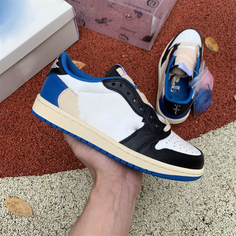 

Authentic Fragment 1 Low OG SP Basketball Shoes Military Blue Black Phantom WMNS Olive Cactus Jack PlayStation Sail Suede Shy Pink Dark Mocha Sneakers With Box, Don't order it