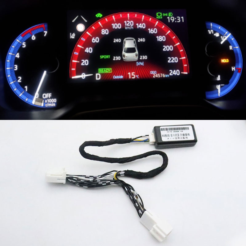 

Car TPMS Tire Pressure Monitoring Display System Auto Tire Pressure Monitor Security Alarm For Toyota Corolla Altis 2019 2020 2021