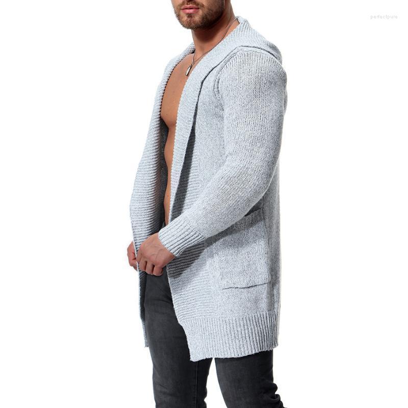 

Men's Sweaters Warm Sweater Slim Long-sleeved Solid Color Regular Turtleneck For Men Perf22, Light grey