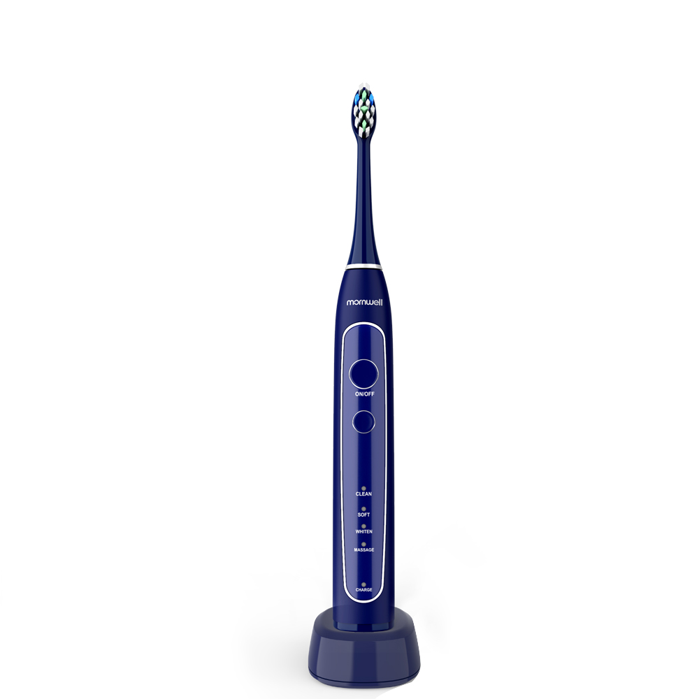 Clean Sonic Electric Toothbrush Recharge T25 Replace Brush Head 4mode Onekey Operate Sonic Vibrate Waterproof Brush-image-763250201