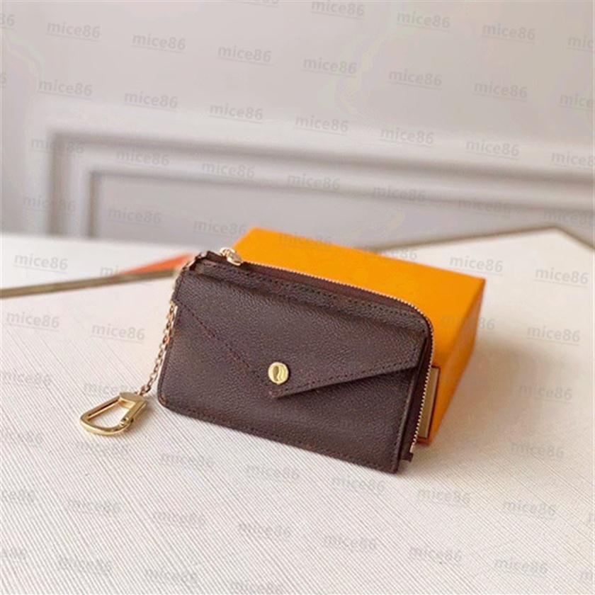 

Top quality Luxurys Designers zipper Wallets card holder M69431 RECTO VERSO Key Pouch cards Pochette coins men Genuine Wallet leat236O, Carton