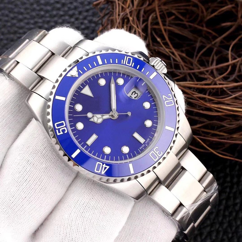 

watch u1 mens automatic mechanical ceramics watches 40mm full stainless steel Gliding clasp Swim wristwatches sapphire super luminous, Exteral shipping fee(not any product)