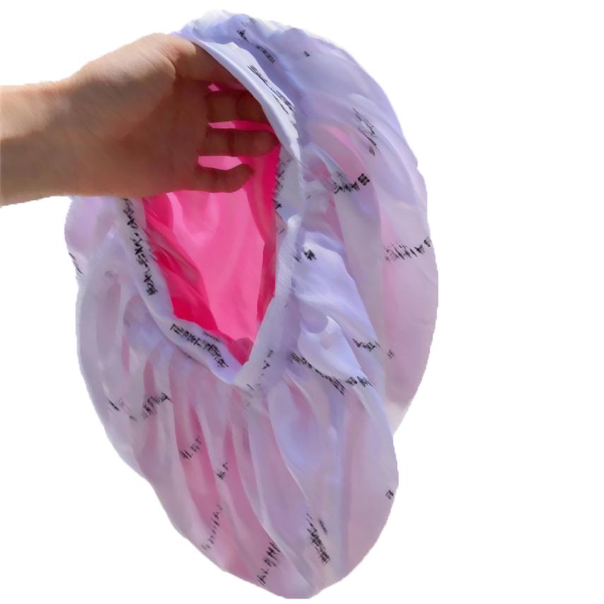 

#24-#35 Whole Designer Letters Print Shower Caps Double Layer Wide Brimmed Bath Hat Waterproof Nightcap Hair Bonnets Round Fit315M