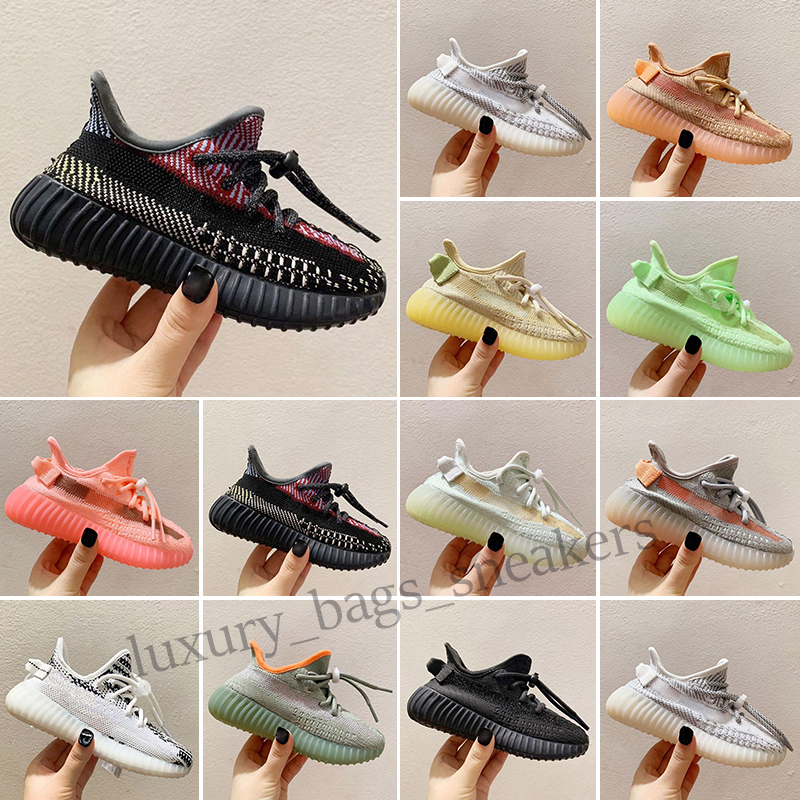 

Black Grey Carbon V2 Knit Breathable Children Running shoes boy girl youth kids sport Sneaker size 26-35, Color 1