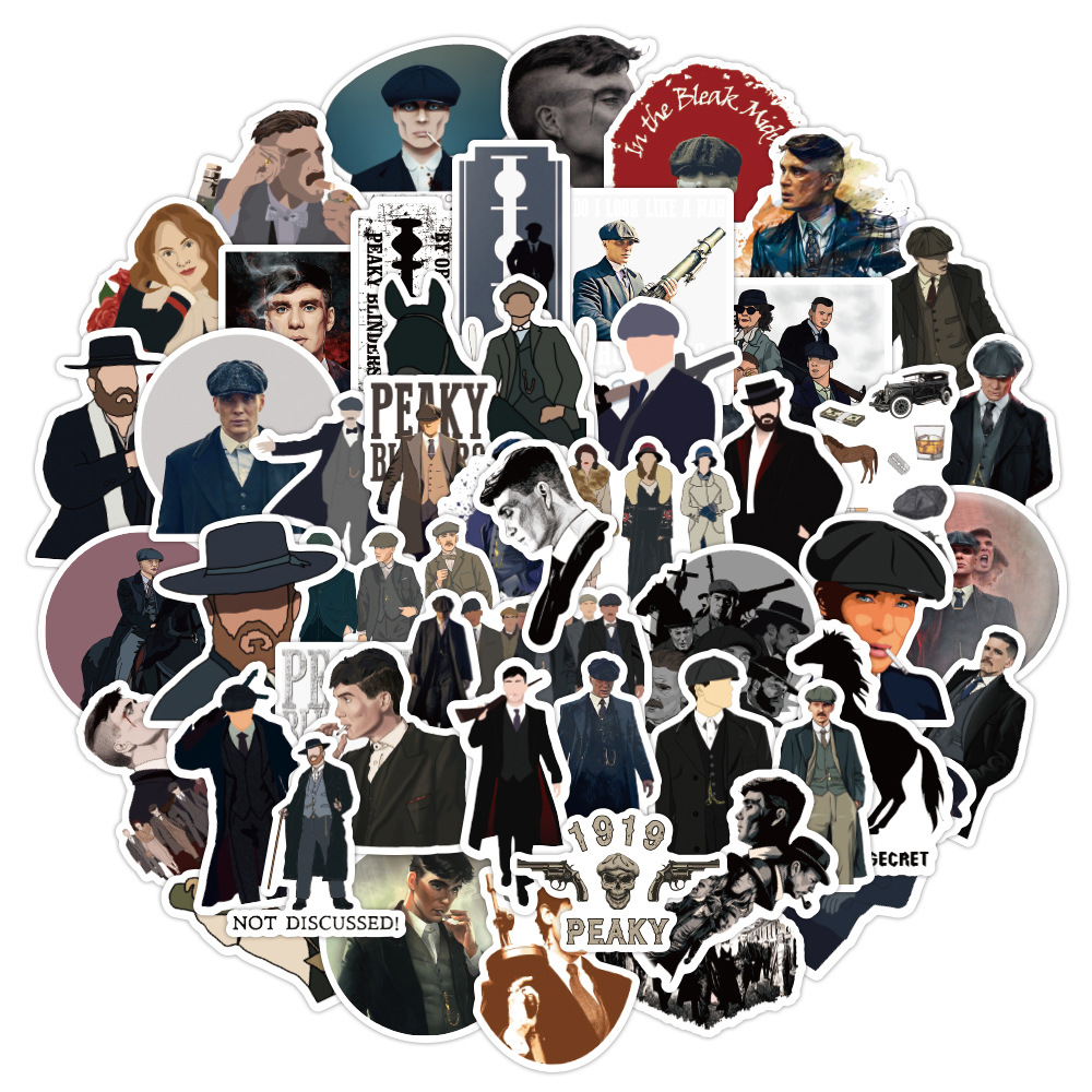 

50PCS skateboard Stickers Graffiti drama DIY For Baby Scrapbooking Pencil Case Diary Phone Laptop Planner Decoration Book Album Kids Toys Decals, Multi colors