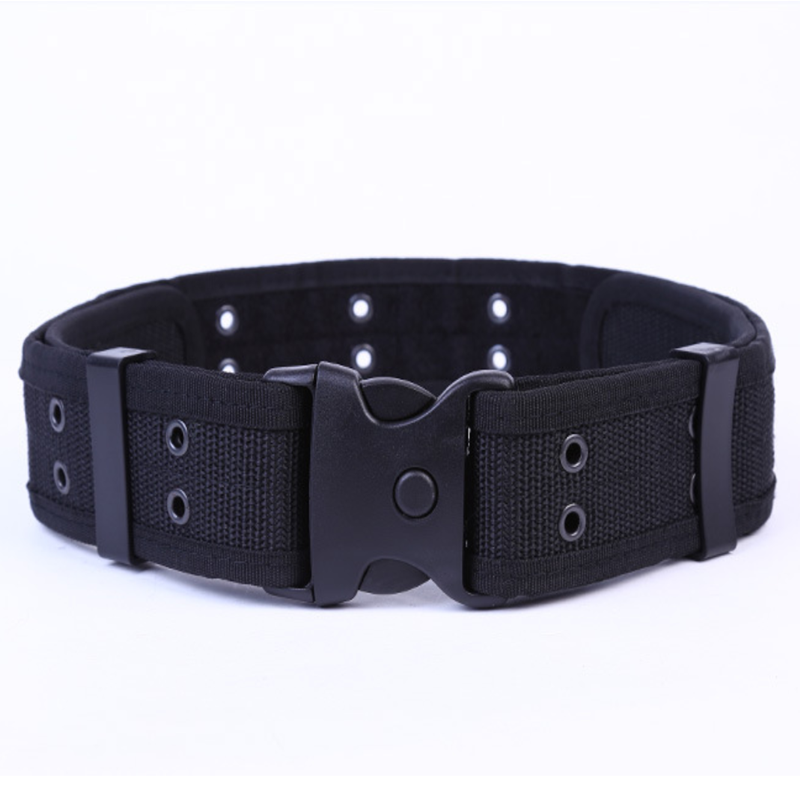 

Belts Tactical Training Belt Security Woven Outdoor Sports Waist, Black