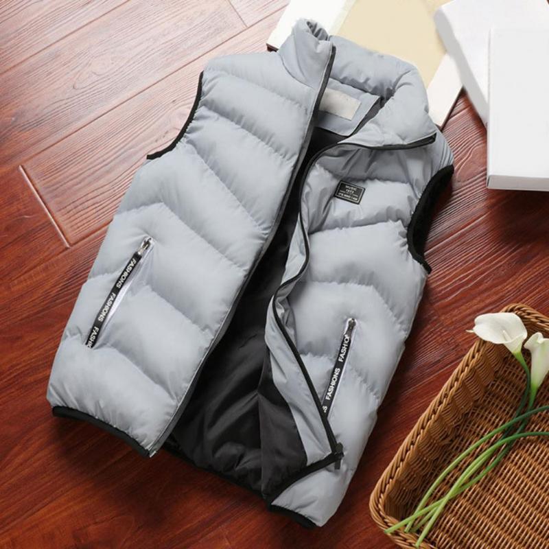 

Men's Down & Parkas Winter Waistcoat Fabuulous Warm Smooth Great Stitching Men VestMen's Men'sMen's, Blue