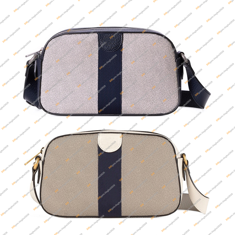 

Unisex Fashion Casual Designe Luxury Ophidia Messenger Bags Crossbody Shoulder Bag TOTE Handbag High Quality TOP 5A 681064 Purse Pouch, Navy blue & beige 1/ with dust bag