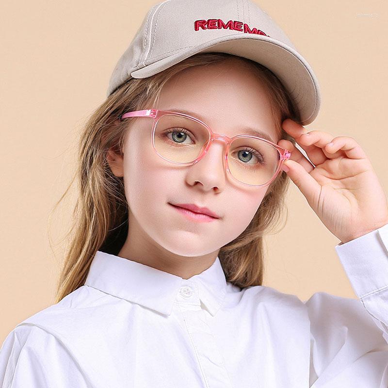 

Sunglasses Anti Blue Light Blocking Kid Girls Digital Glasse Transparent Round Prescription Gaming Glasses Frame Eyeglasses Oculos Sem