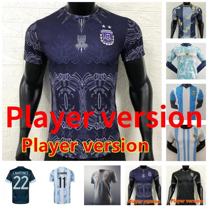 

2021 2022 2023 Argentina Player Version Soccer Jerseys home away 21 22 23 DI MARIA DYBALA Football Shirt AGUERO MARADONA MONTIEL MARTINEZ maillot men camesita