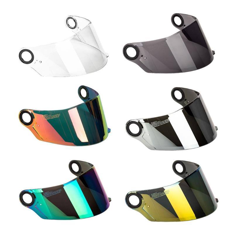 

Motorcycle Helmets Professional Bubble Shield Lens Helmet Windproof Retro Visor Compatible With LS2 FF358 396 D7YA, Golden