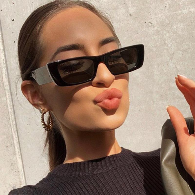 

Sunglasses Fashion Vintage Square Women Designer Sexy Small Frame Rectangle Sun Glasses For Female Travel ShadesSunglassesSunglasses
