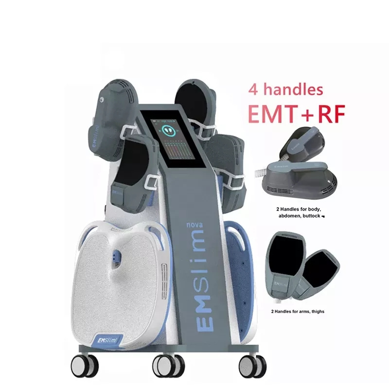 Hiemt Build Muscle Toning Muscles Tighten Body Slimming Machine EMS Body Contouring Slim Equipment Anti-cellulite For Postpartum Repair 4 Pieces-image-775478388