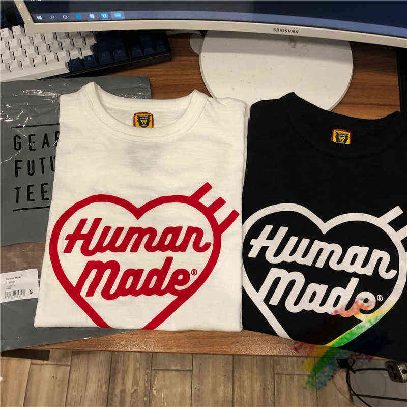 

Girls Not Crying Human Made T-shirt Mass Slub Cotton Short Sleeve Men Women Best Quality Manmade Tee Tops T220728, 10
