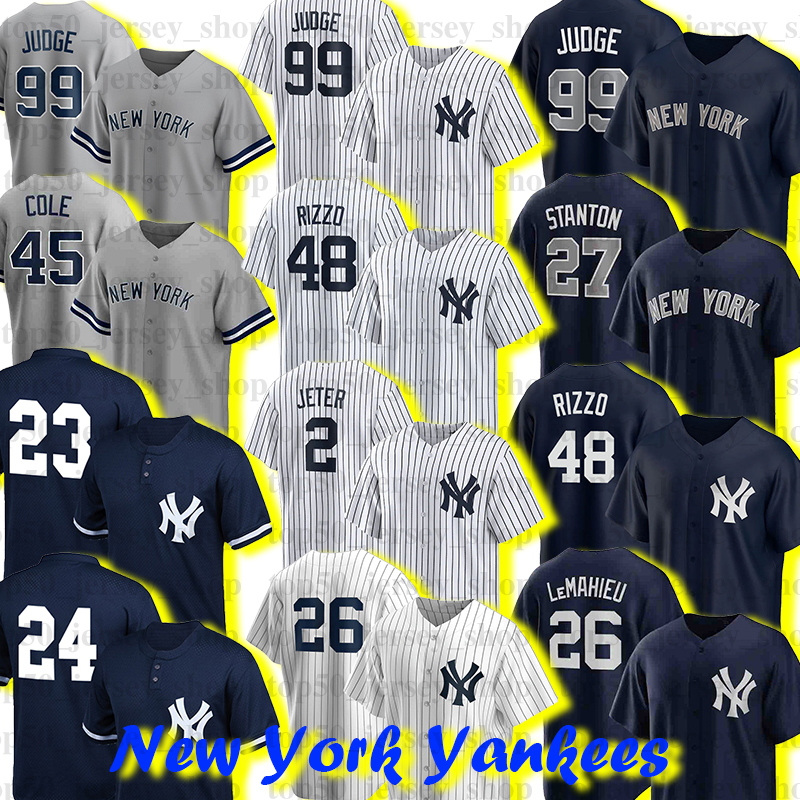 

Yankees Derek Jeter Aaron Judge Anthony Rizzo Giancarlo Stanton Gerrit Cole DJ LeMahieu Josh Donaldson Gleyber Torres New Baseabll Jersey York Mariano Rivera, Custom cool base women jersey