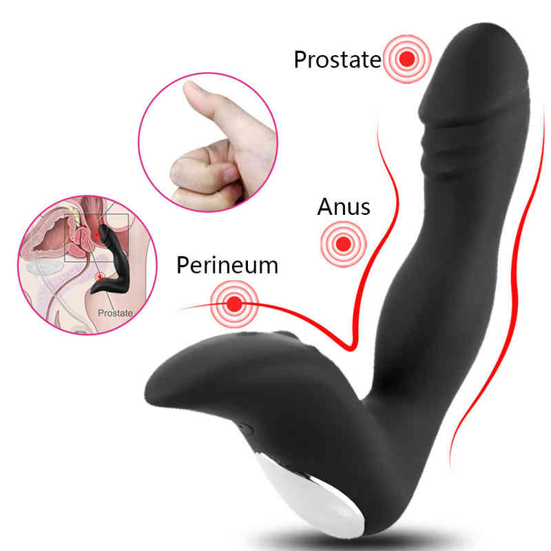 Massager Vibrator Toys Penis Cock Male Prostate Massage Dildo Vibrators Prostata Stimulator Butt Anal Plug Anus Adult Sex Toy for Men Woman-image-838409812