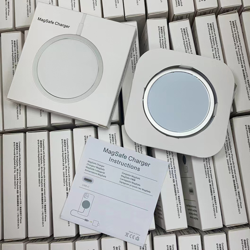

OEM quality Magsafe 15w magnetic QI fast wireless charger charging pad adapter chargers for iPhone 13 12 11 Pro X Max with retail box
