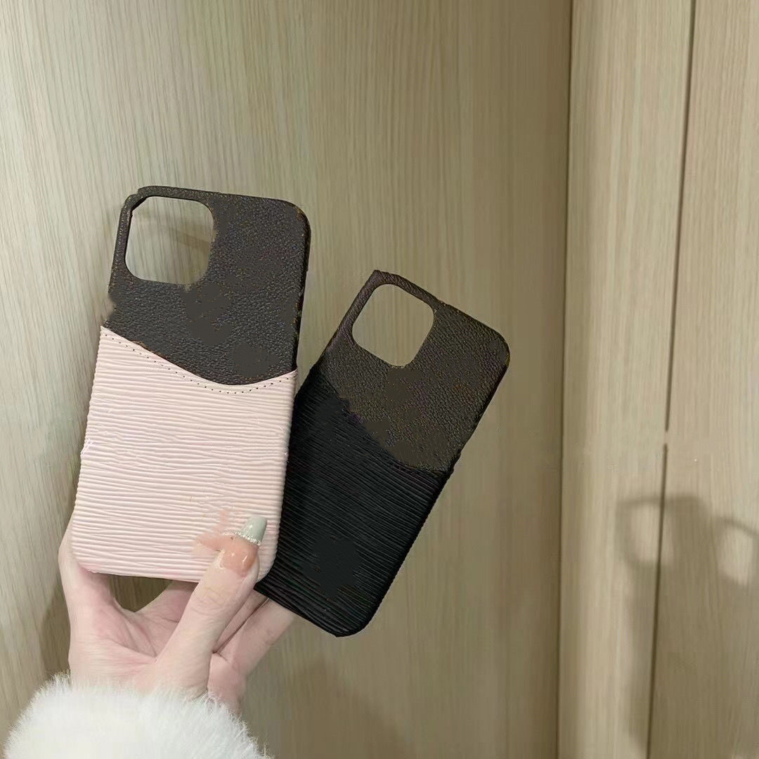 

Fashion Letter Card insertion Phone Cases Designers IPhone 13 Pro Max Cell For 12 11 XR X XS Mini 7 8 P Plus, Packing box
